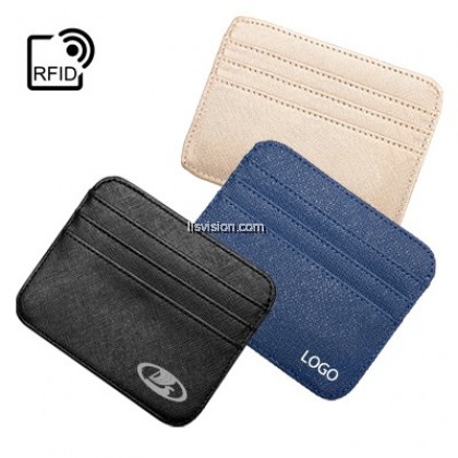 LLS RFID Safe 6 Slot Extra Slim G.Leather Travel Wallet